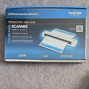 Brother White Document Scanner with Accessories